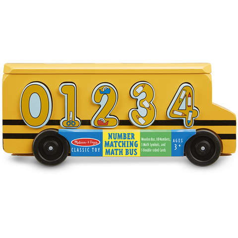 Melissa&Doug Autobuzul cu numere