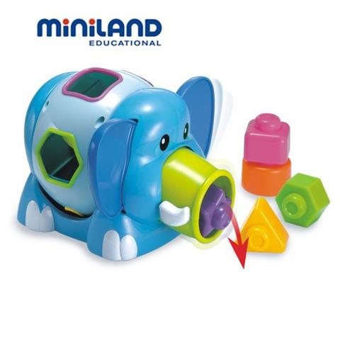 Miniland - Elefant cu forme